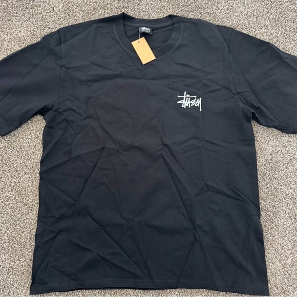 Stussy Black Graphic T-Shirt - Picture 2 of 2